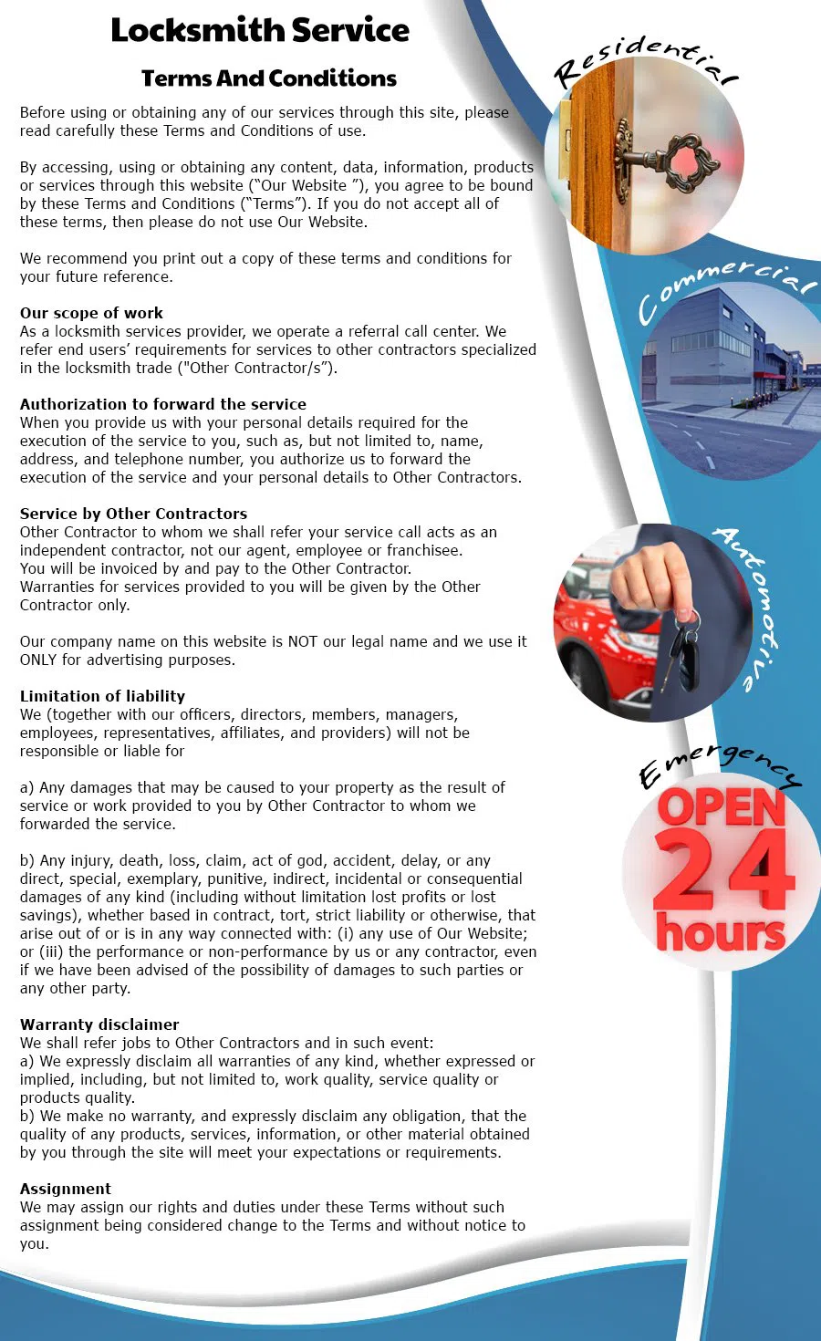 Brooklyn Elite Locksmith Brooklyn, NY 718-971-9685 - terms-ls